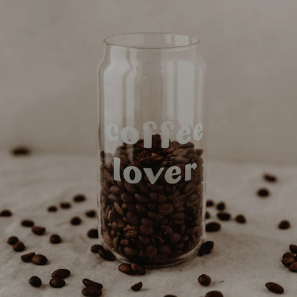 Eulenschnitt Hohes Trinkglas Coffee Lover