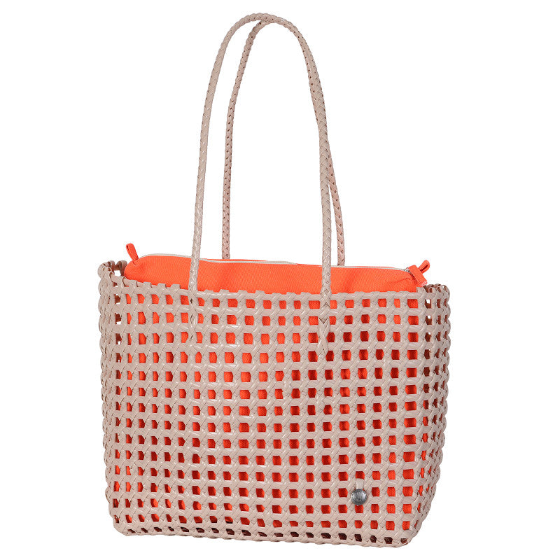 HANDED BY Maze Shopper neon orange mit Innentasche Gr. L