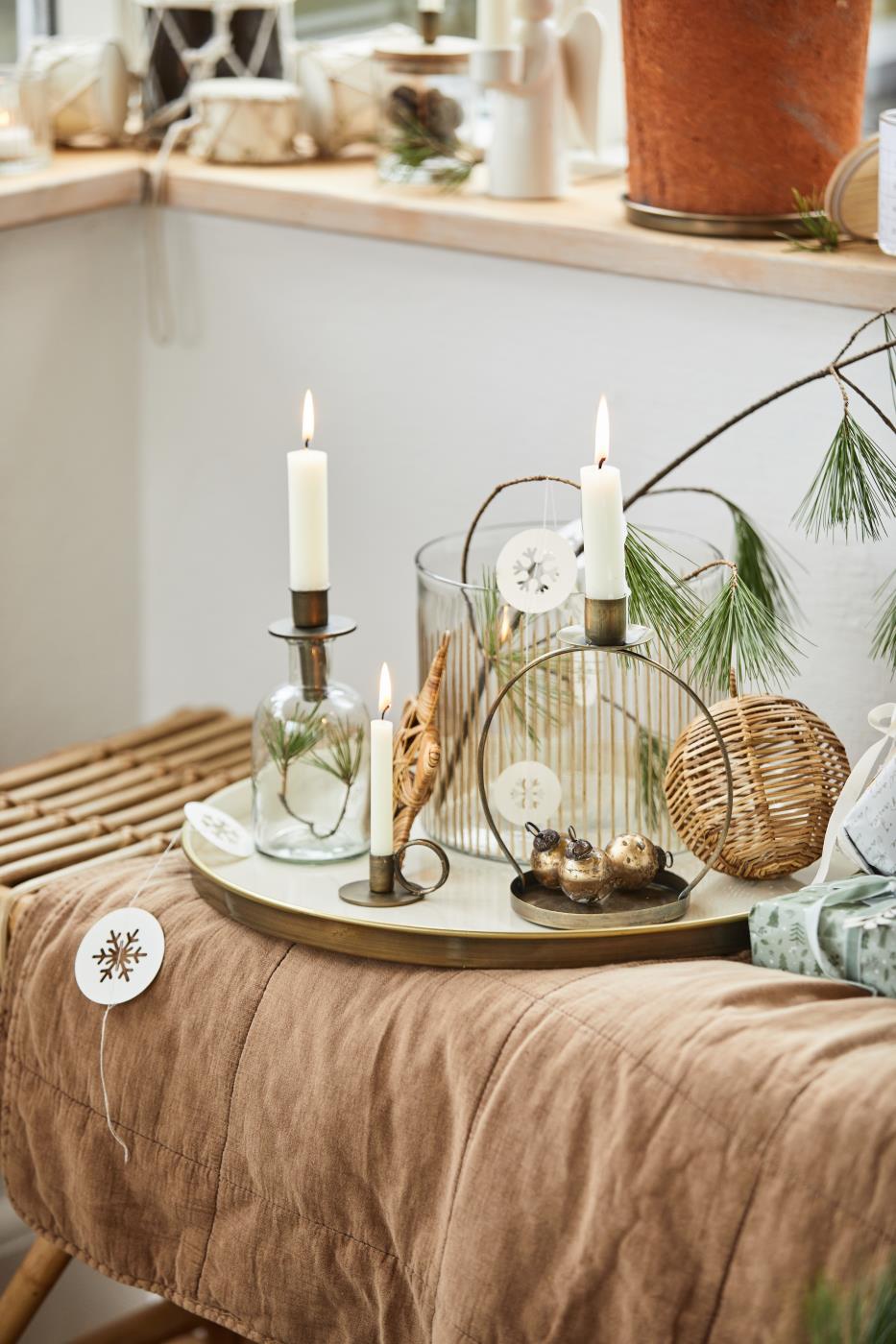 IB LAURSEN Weihnachtskugel Cane