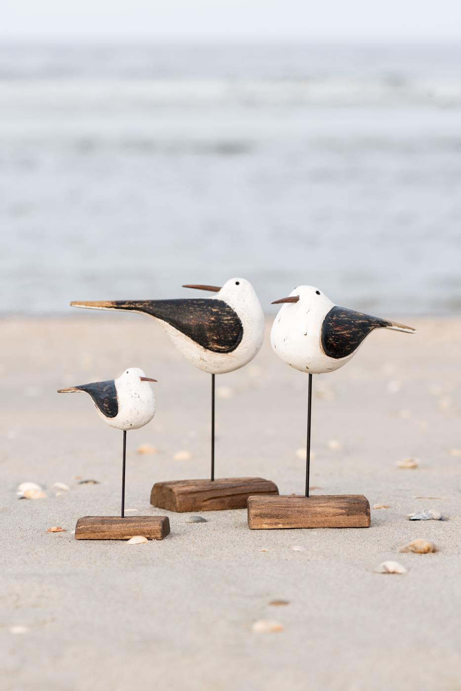 IB LAURSEN Vogel am Stiel mit nach hinten gedrehtem Kopf