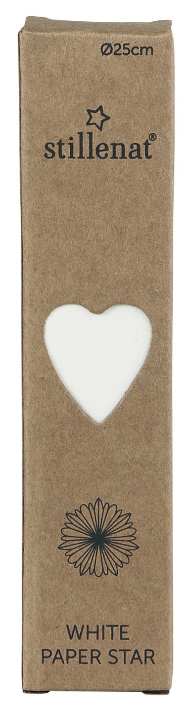 IB LAURSEN Stern zum Hängen Papier weiss