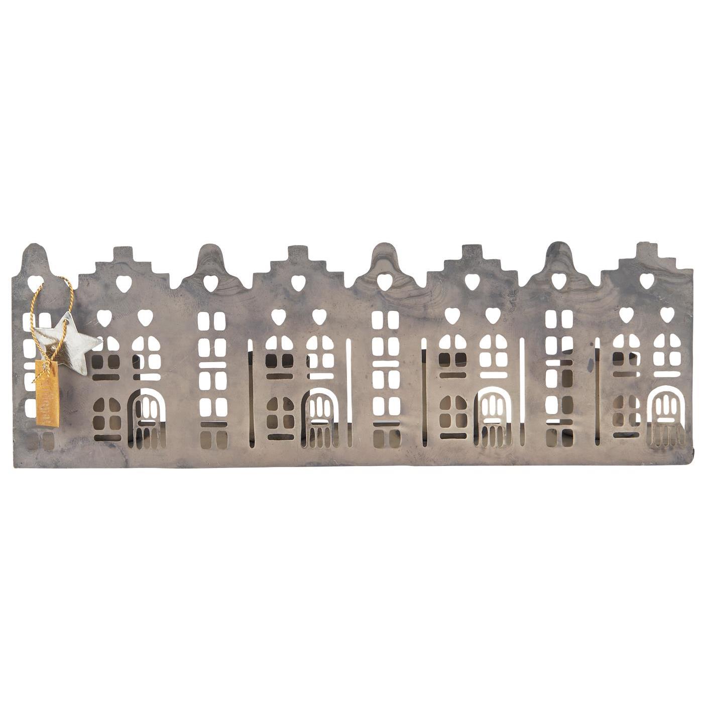 IB LAURSEN Kerzenhalter für 4x2,2 cm Kerzen Hausfassaden
