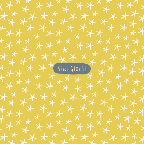 Postkarte "Viel Glück!"
