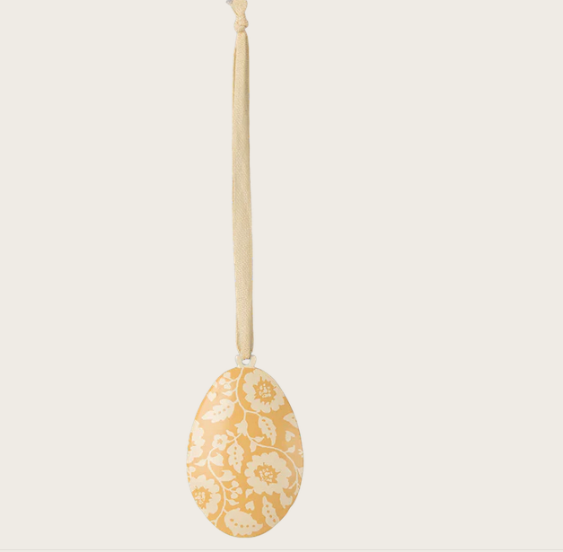 MAILEG Ostereier-Ornament, Blumen gelb