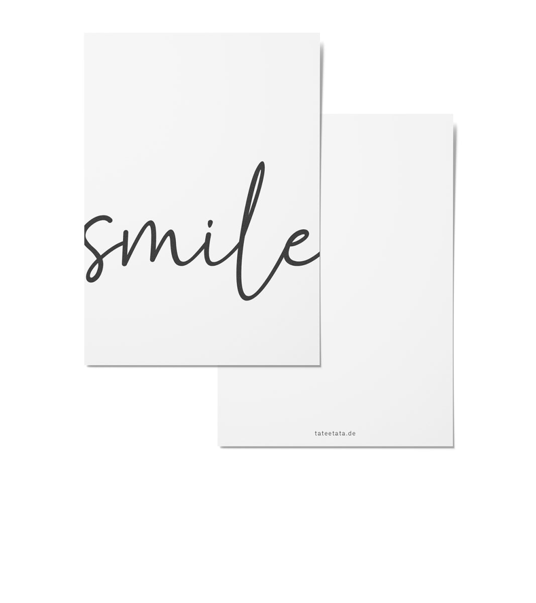 TATEETATA Postkarte "Smile"