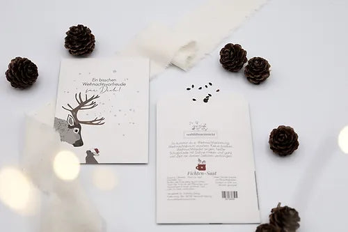 VERBLÜHMEINNICHT Fichten-Saat-Weihnachtsvorfreude-Tüte