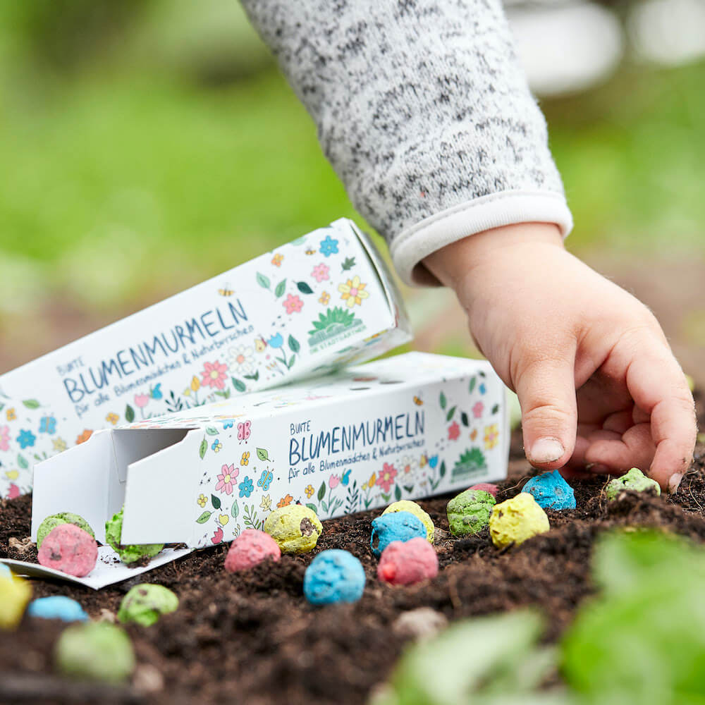 DIE STADTGÄRTNER bunte Blumenmurmeln