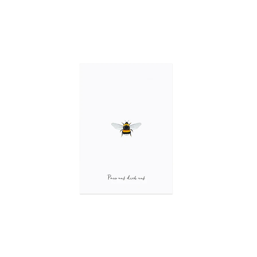 EULENSCHNITT Postkarte "Biene"