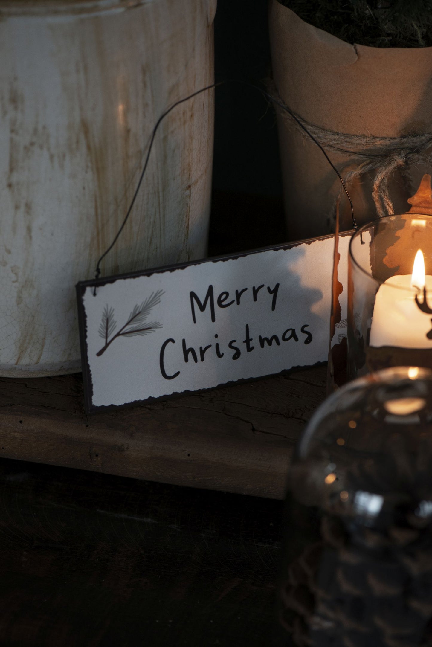 IB LAURSEN Metallschild "Merry Christmas"