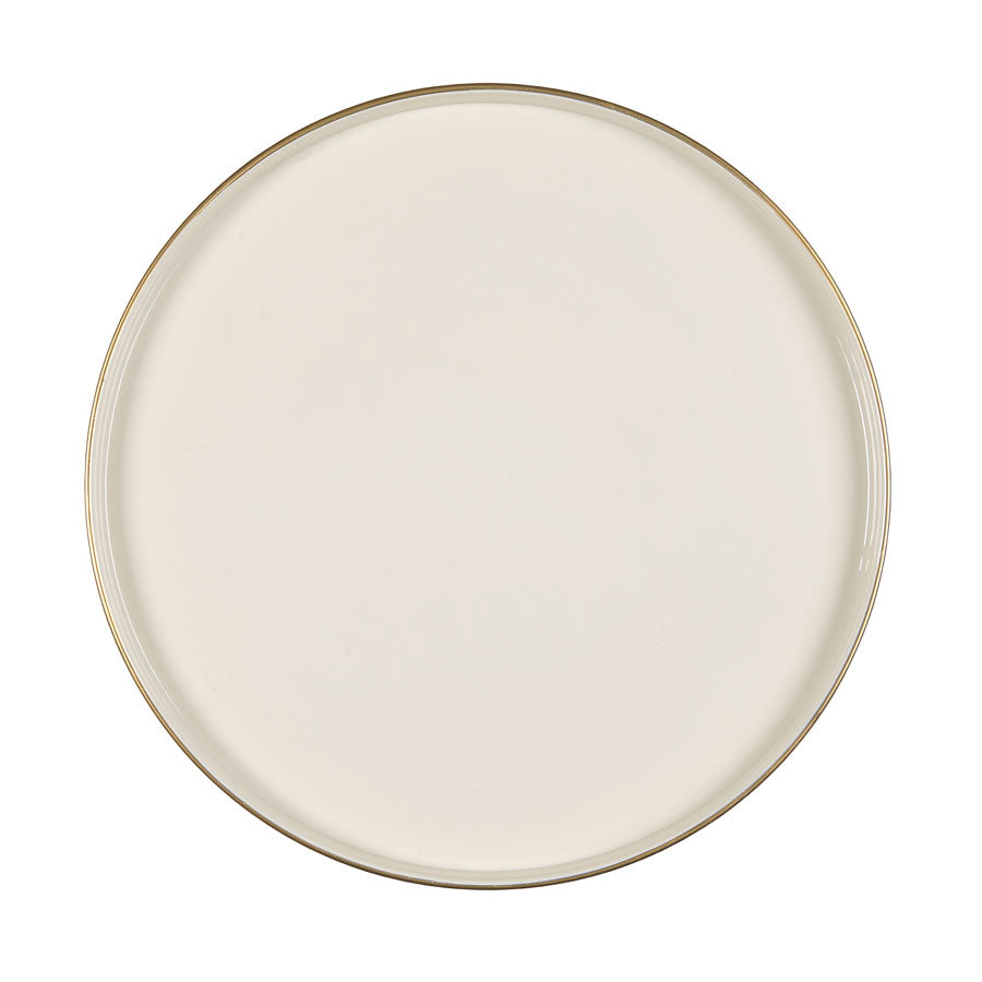 IB LAURSEN Tablett butter cream rund
