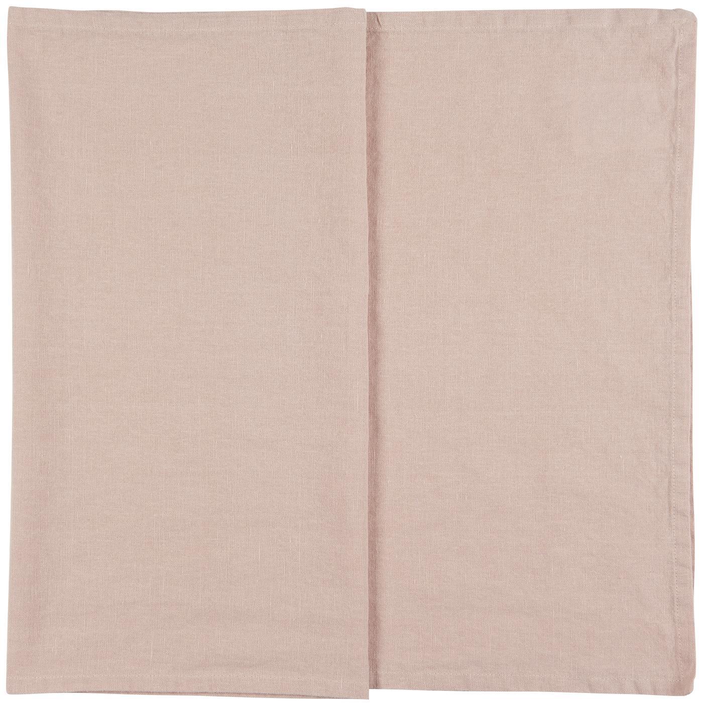 IB LAURSEN Tischläufer Freja Leinen /Baumwolle rose shadow