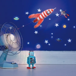 KRIMA & ISA Postkartenset Rakete