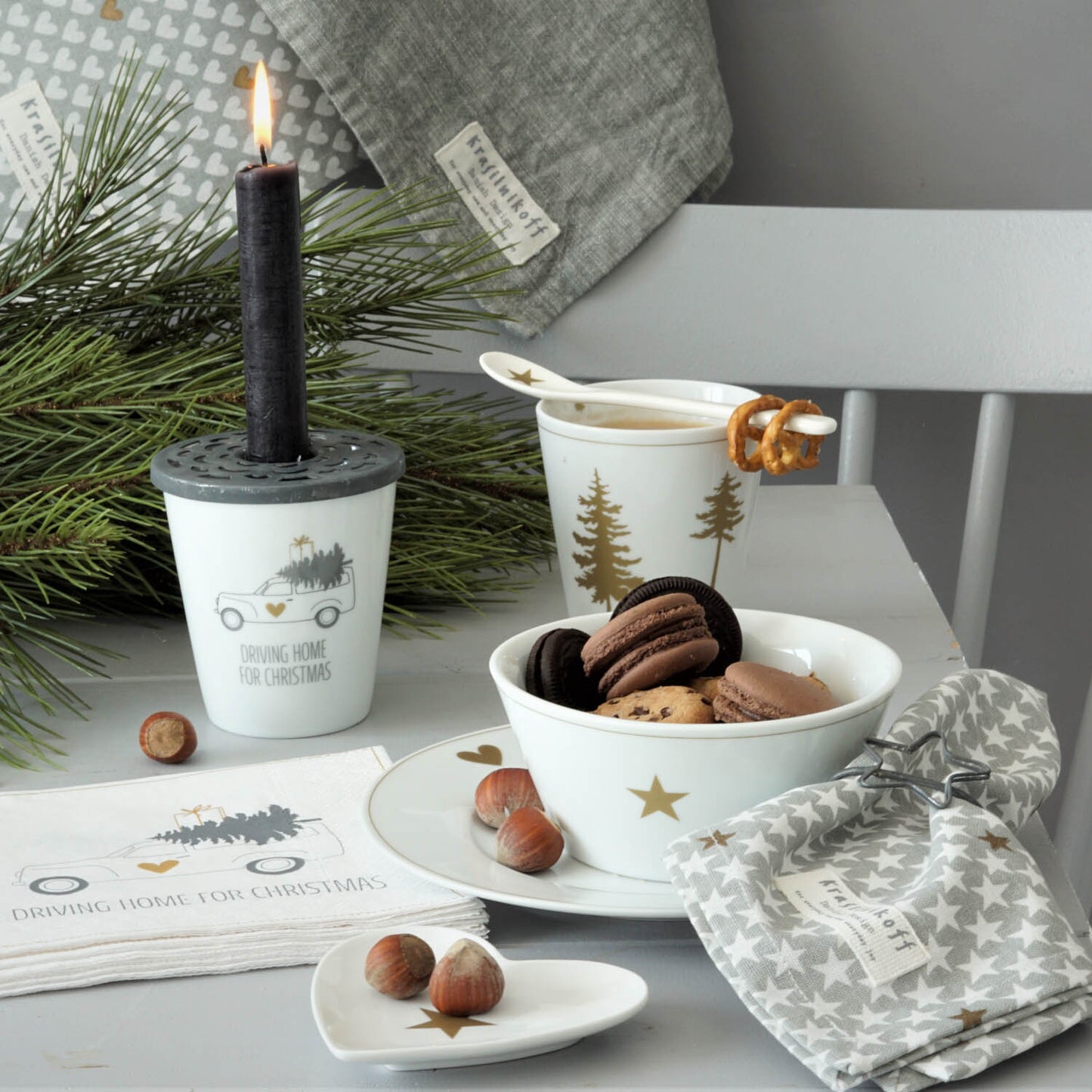 KRASILNIKOFF Conical Bowl "Star"
