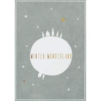 RÄDER Postkarte Winter Wonderland