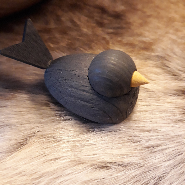 LARSSONS TRÄ Vogel klein DIVERSE FARBEN