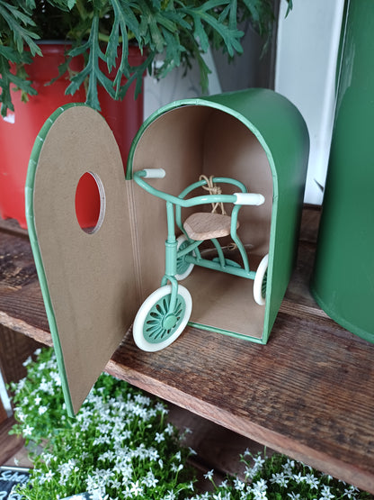 MAILEG Dreirad (Maus) grün - Abri à tricycle, Mouse, green