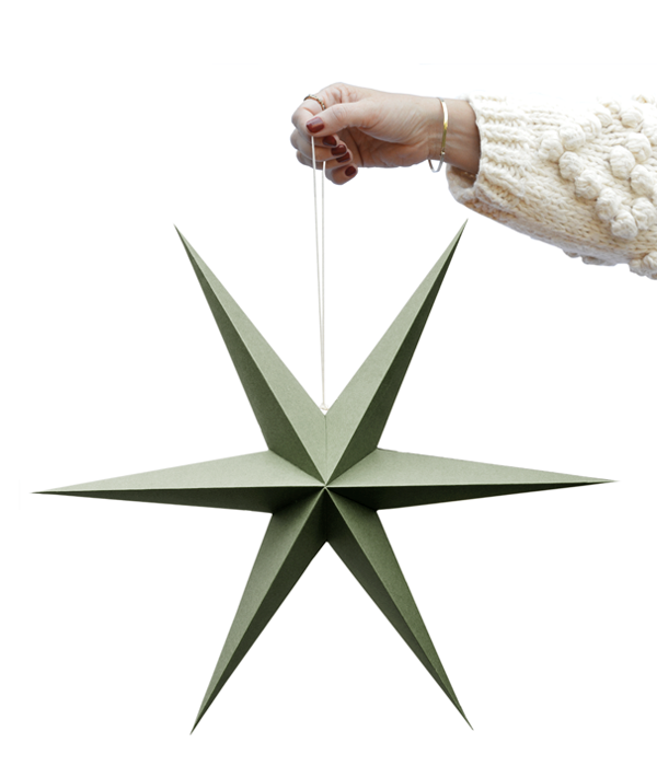 DELIGHT DEPARTMENT Papiersterne / Paper Stars DIVERSE FARBEN