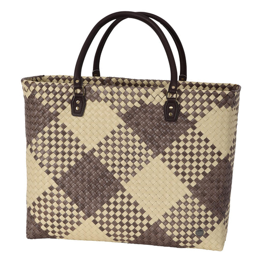 HANDED BY Avenue Shopper taupe Gr XL mit Kunstledergriffen