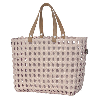 HANDED BY Maze mini Handtasche caffè latte, Gr. S mit Griffen und herausnehmbarer Clutch