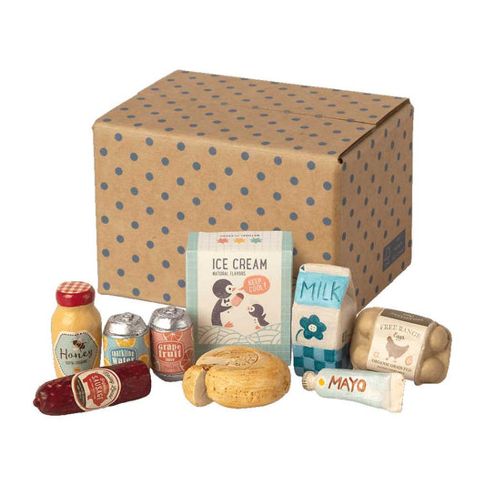 MAILEG Miniatur-Lebensmittelbox, miniature grocery box