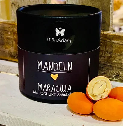 MARI ADAM Mandeln Maracuja-Joghurtschokolade 110 g Dose