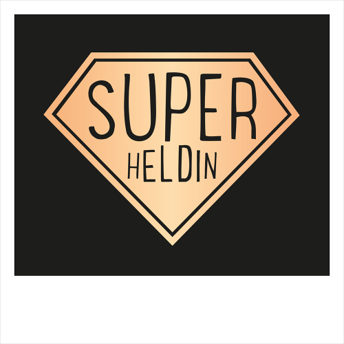 Postkarte "Super Heldin"