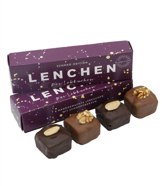 LENCHEN Lebkuchen 4er Box Schoko-Mix