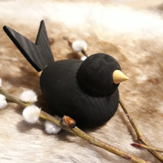 LARSSONS TRÄ Vogel groß DIVERSE FARBEN