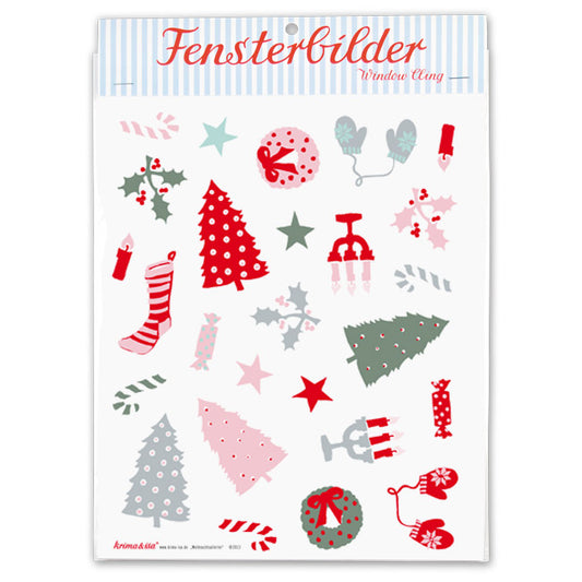 KRIMA & ISA Fensterbilder Weihnachtsallerlei