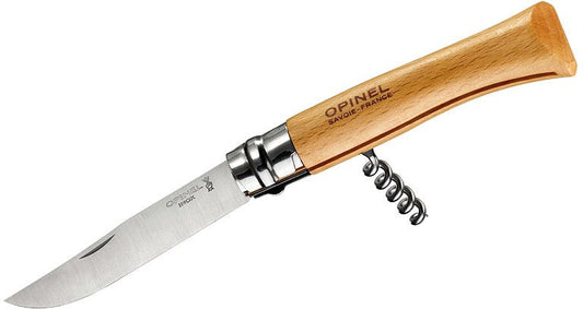 OPINEL Messer Gr. 10 inkl. Korkenzieher
