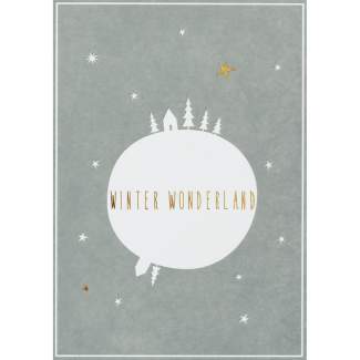 RÄDER Postkarte Winter Wonderland