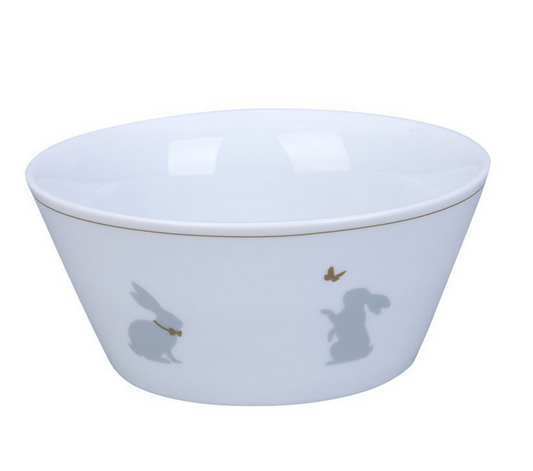 KRASILNIKOFF konische Schale "Osterhasen"/conical bowl bunnies