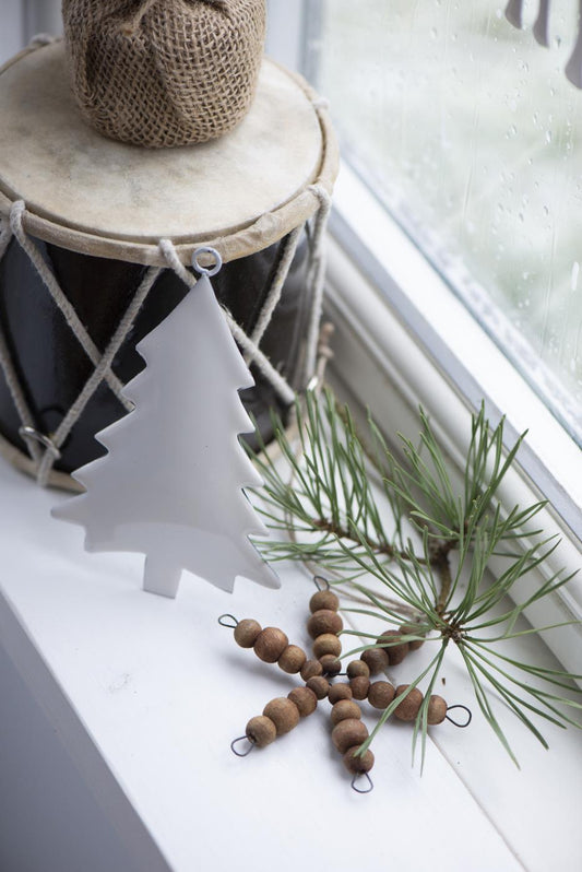 IB LAURSEN Tannenbaum zum Hängen mit Juteschnur